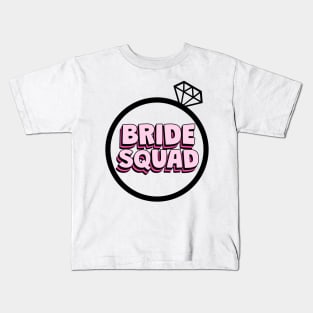 BRIDE Squad Bachelorette Kids T-Shirt